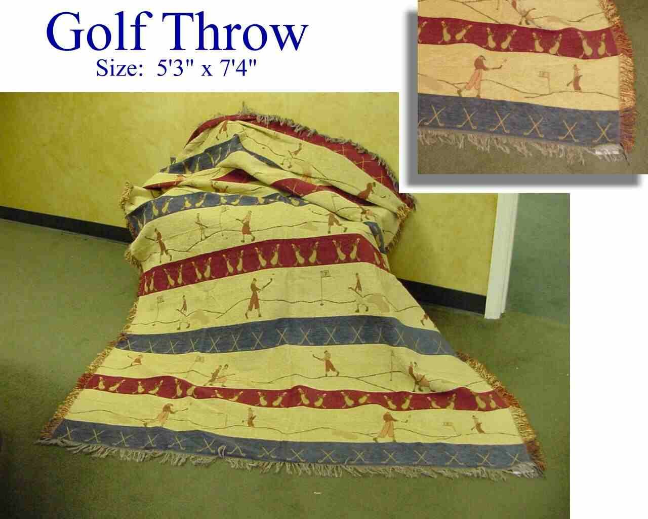 Chenille Golf Throw