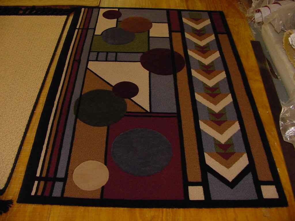 4' X 6' Handmade Abstract